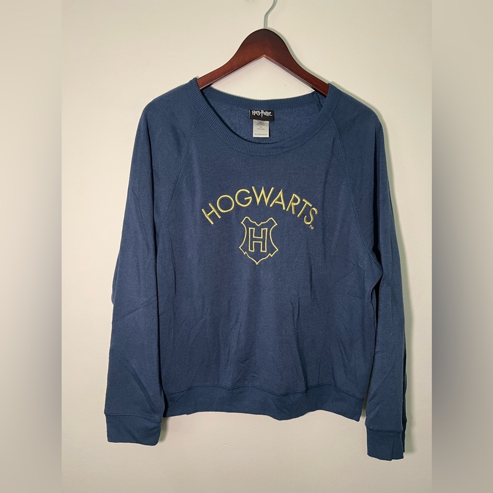 Harry Potter Brand Navy Hogwarts Crew Neck Sweatshirt